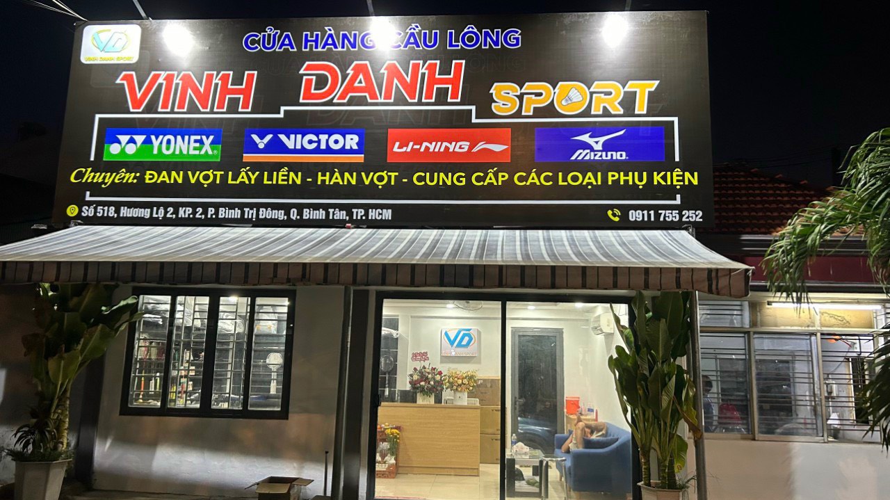 Khai trương shop Vinh Danh sport